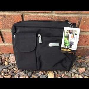 Baggallini black large wallet bag. Brand new with tags.